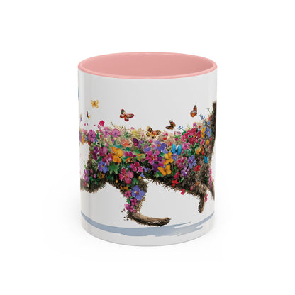 Curly Coated Retriever #1 Personalized Accent Mugs, 11oz