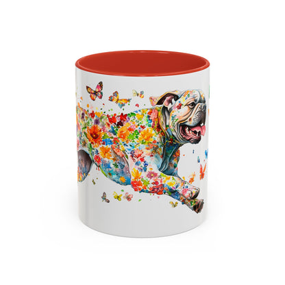 Bullmastiff #2 Personalized Colorful Accent Mugs, 11oz