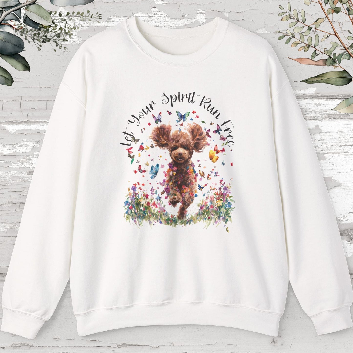 Cavapoo/Cavoodle Let your spirit run free, Sweatshirt