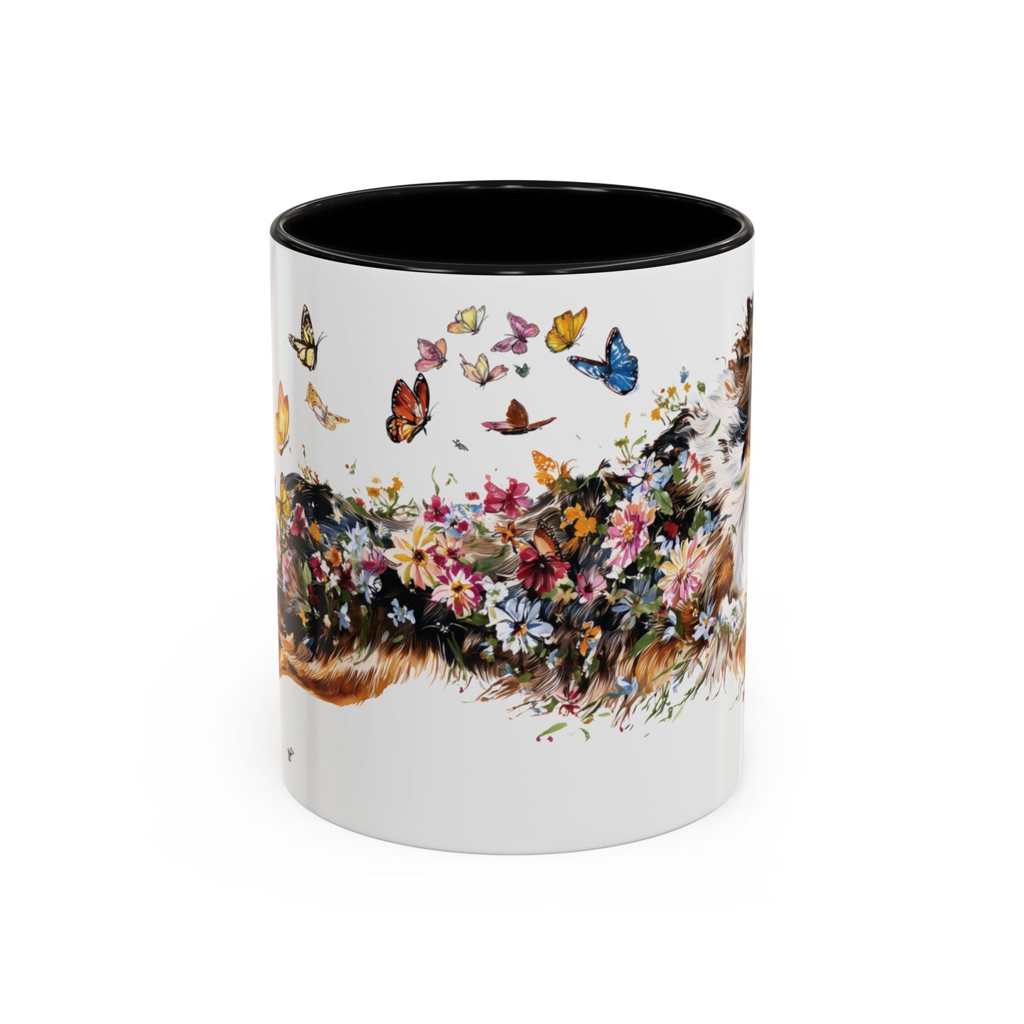 Australian Shepherd (Docked) #1 Personalized Accent Mugs, 11oz