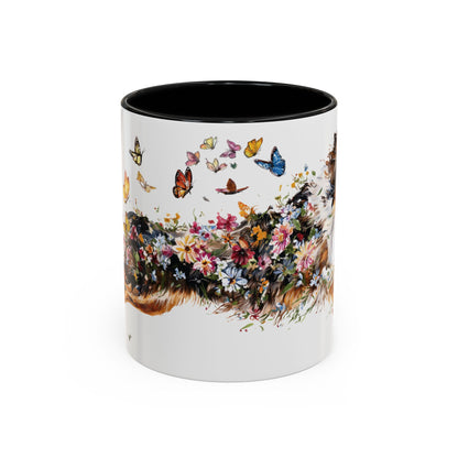 Australian Shepherd (Docked) #1 Personalized Accent Mugs, 11oz
