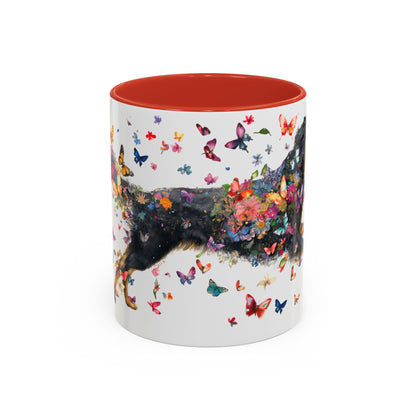 Hovawart #3 Colorful Accent Mugs, 11oz