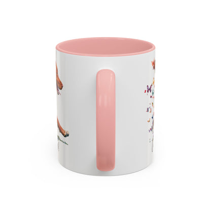 Nova Scotia Duck Tolling Retriever  “Live like the gate was left open" Accent Mugs, 11oz