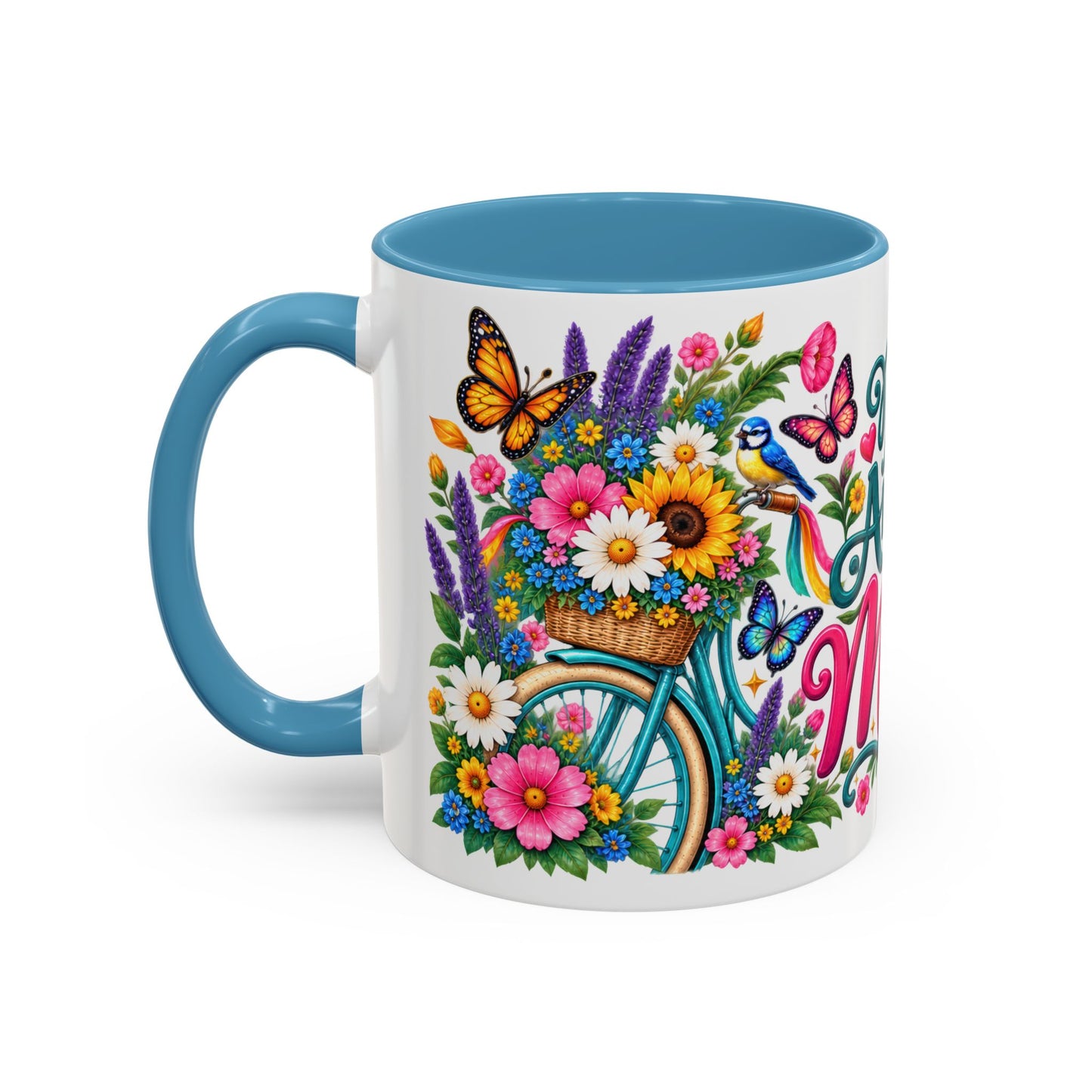 Most Amazing Mom, 11oz  accent mug (US spelling)