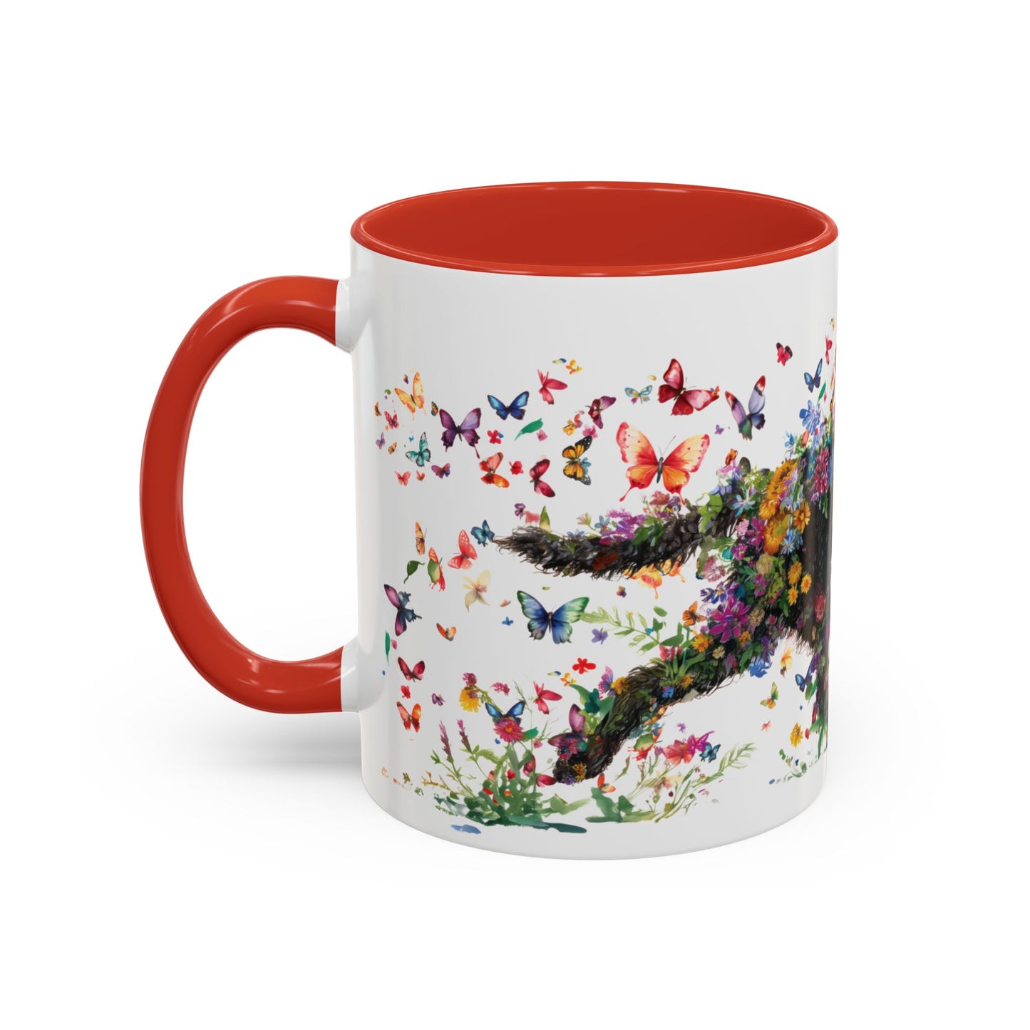Curly Coated Retriever #2 Personalized Accent Mugs, 11oz