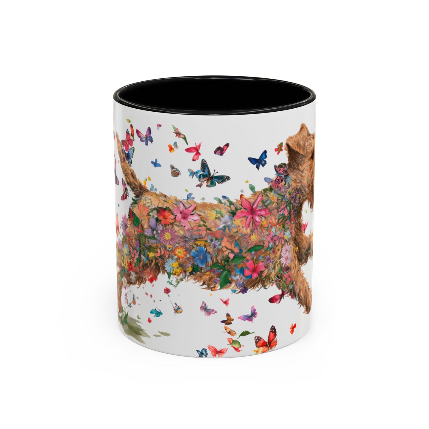Lakeland Terrier #2 Personalized Accent Mugs, 11oz