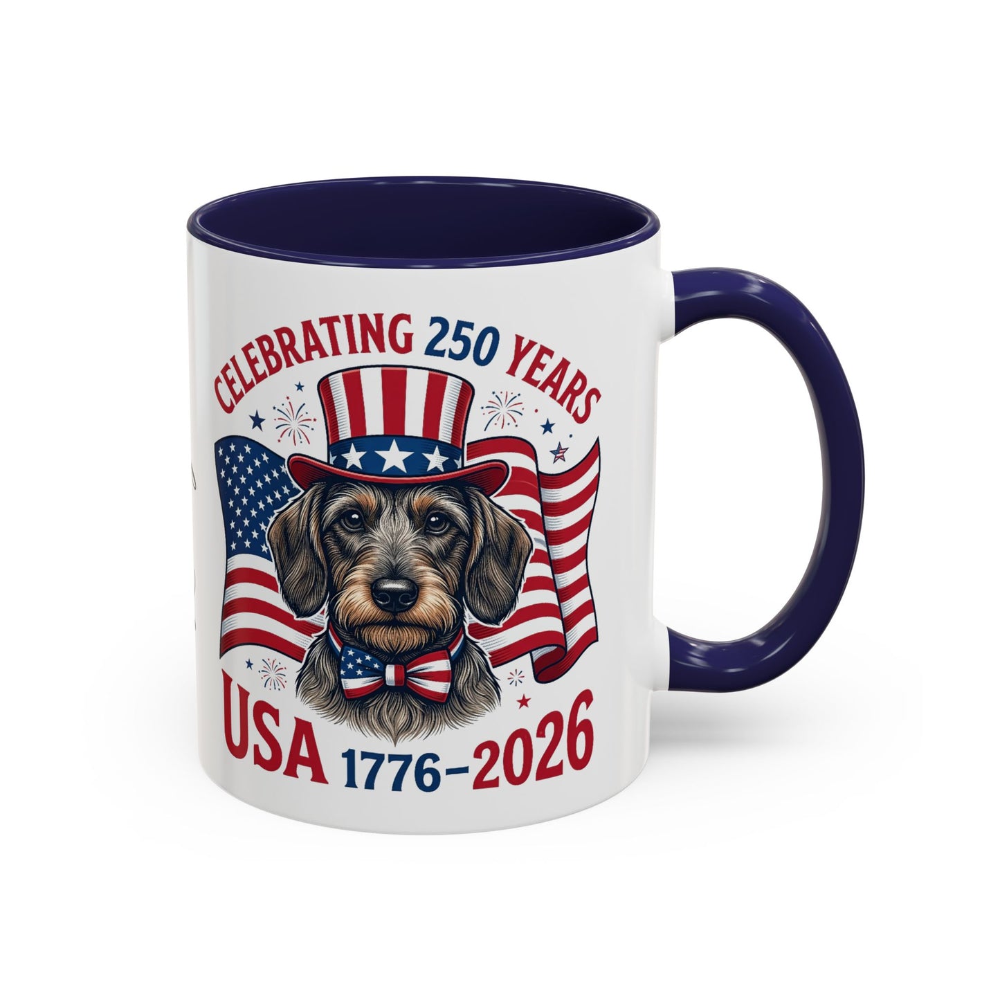 Dachshund #2 - 250th Celebration Personalised  Accent Mugs, 11oz & 15oz