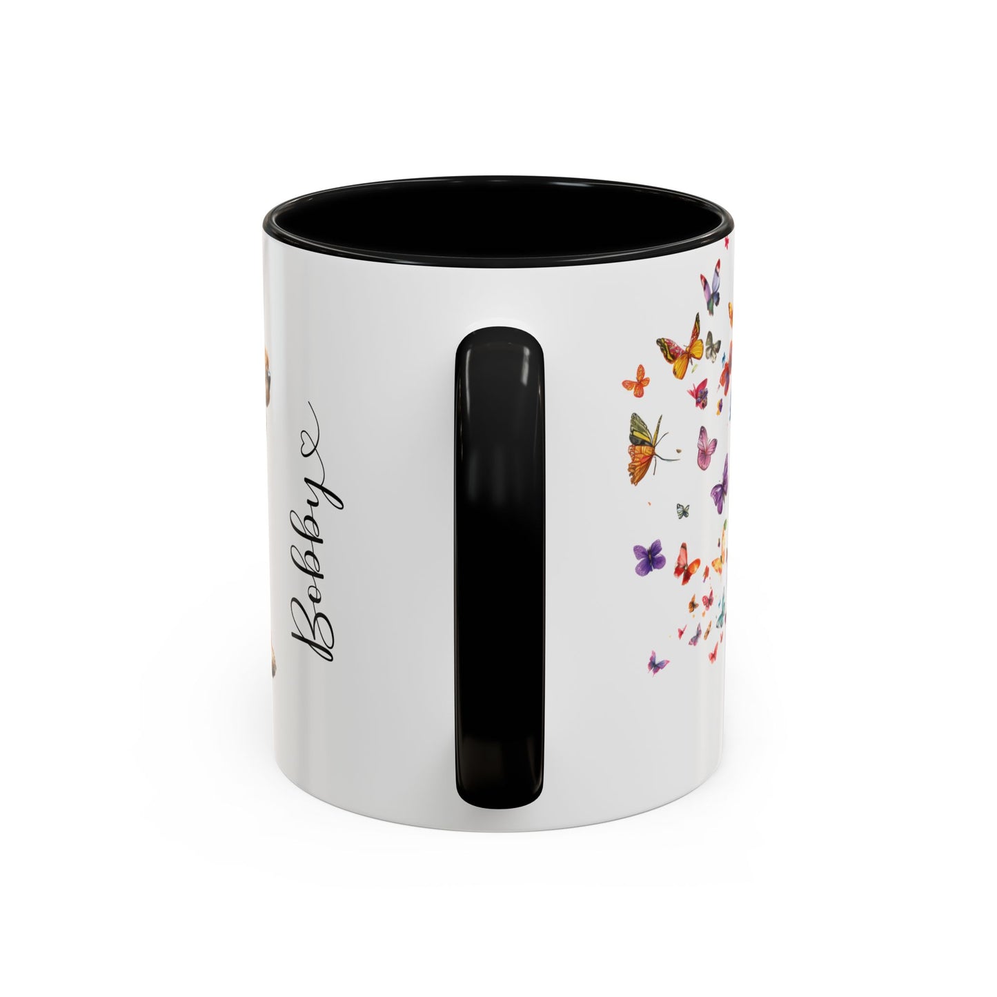 Labradoodle #3 Personalized Accent Mugs, 11oz