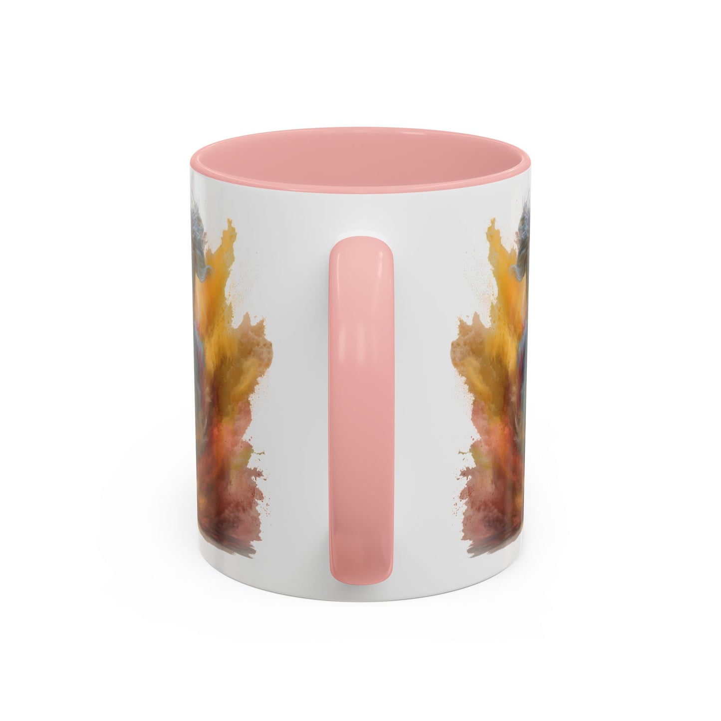 Maltese #2 Paint Colourful Personalised Accent Mugs, 11oz