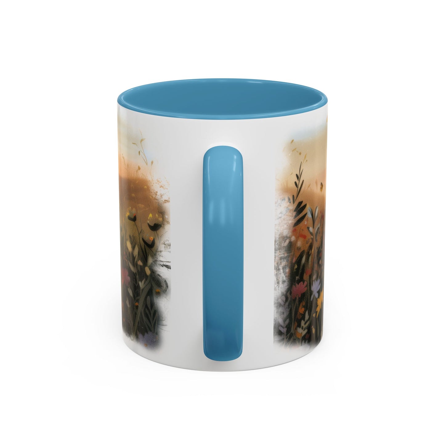 Fox sleeping #1 Personalized Accent Mugs, 11oz