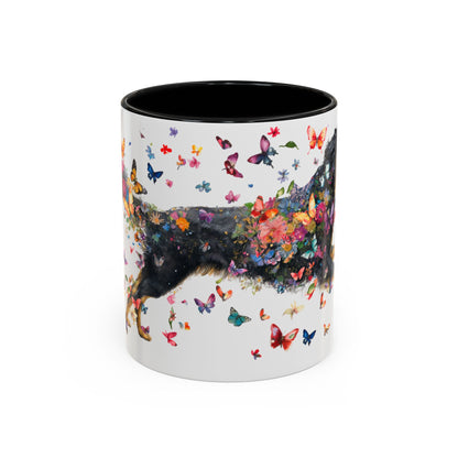 Hovawart #3 Colorful Accent Mugs, 11oz