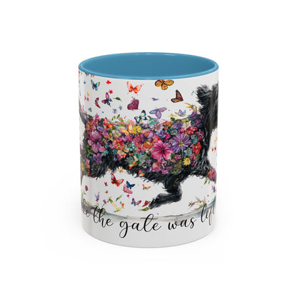 Labradoodle/Groodle #1  Live like the gate was left open, Accent Mugs, 11oz & 15oz