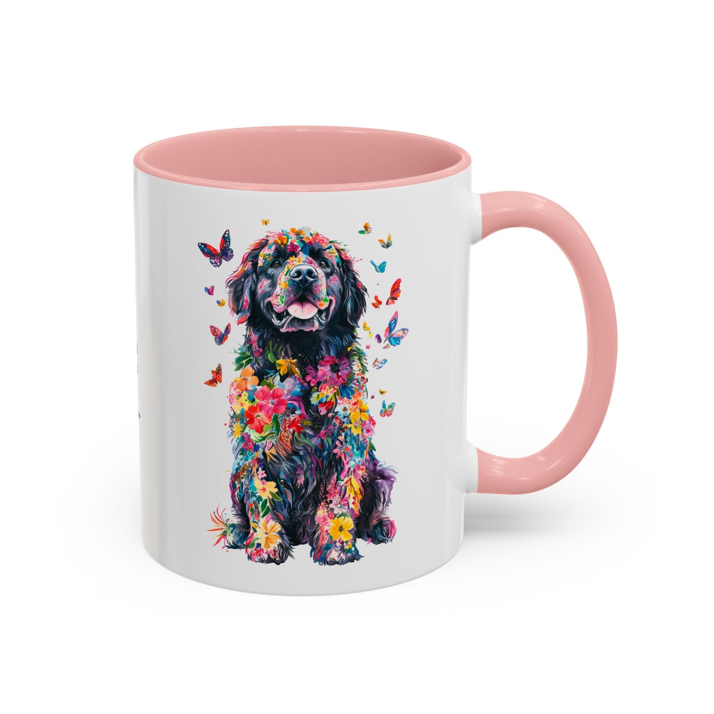 Newfoundland Personalized Colorful Accent Mugs, 11oz
