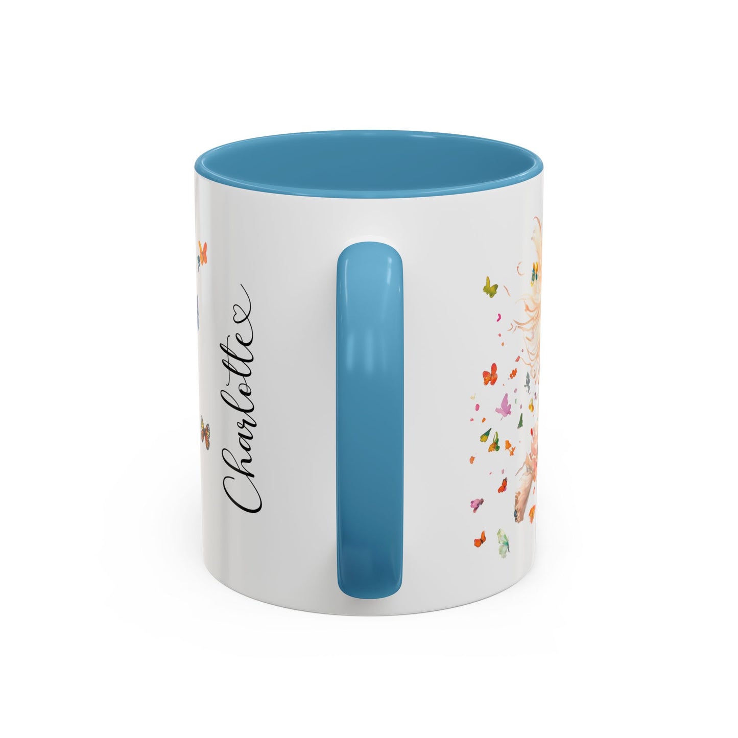 Peekingese #3 Personalized Accent Mugs, 11oz