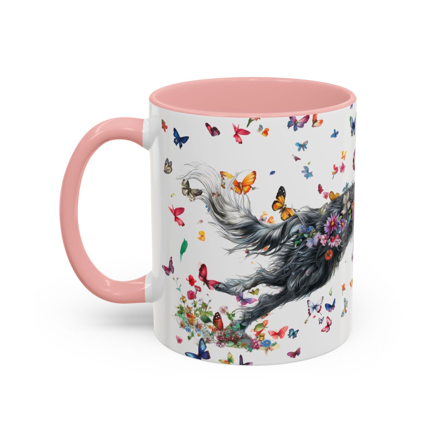 Silken Windhound #2 Personalized Accent Mugs, 11oz