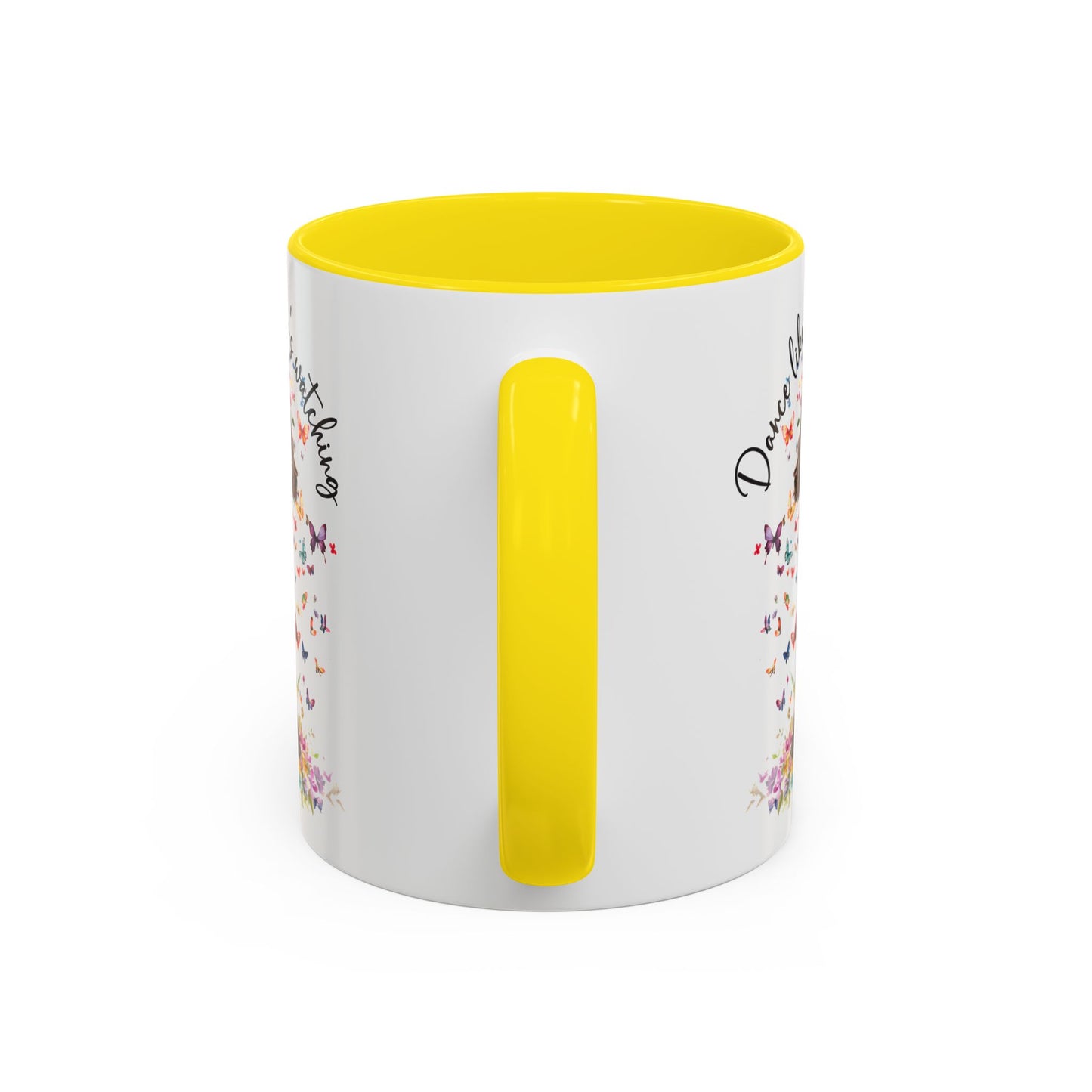 Cockapoo/Cavapoo "Dance like nobody's watching" personalized colourful Mugs, 11oz