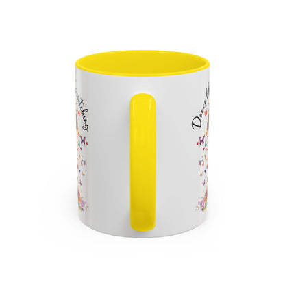 Cockapoo/Cavapoo "Dance like nobody's watching" personalized colourful Mugs, 11oz