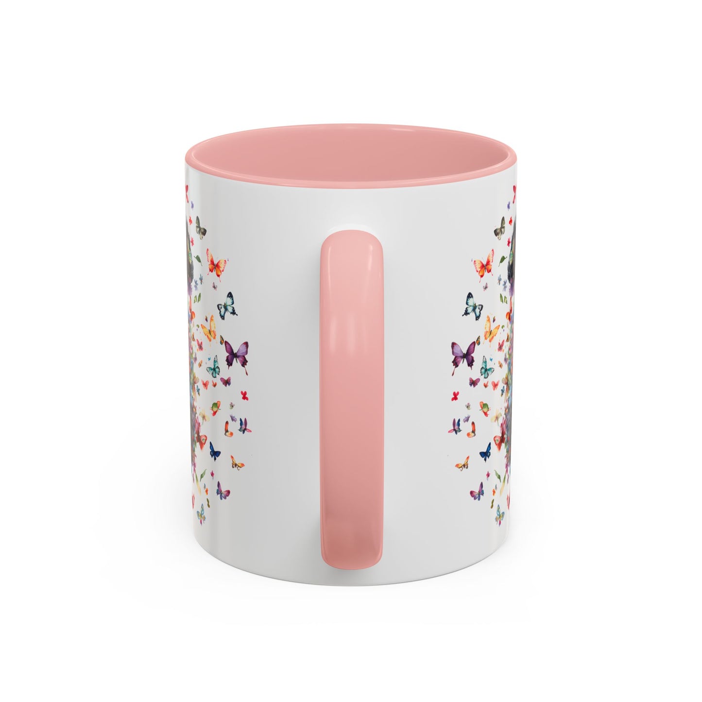 Poodle #5 Personalized Accent Mugs, 11oz