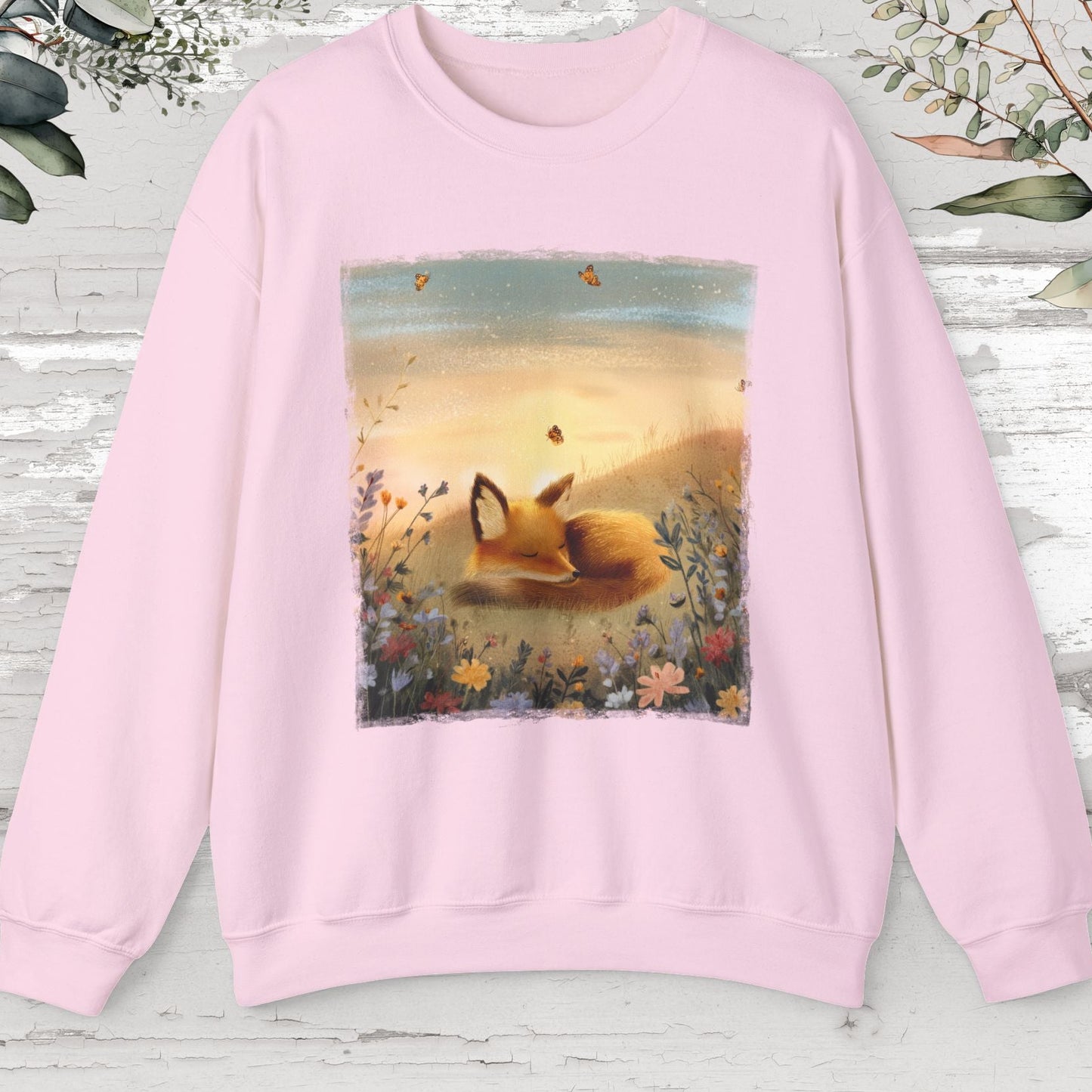Fox sleeping #4 Unisex Sweat Shirt.