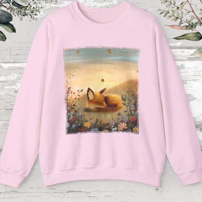 Fox sleeping #4 Unisex Sweat Shirt.