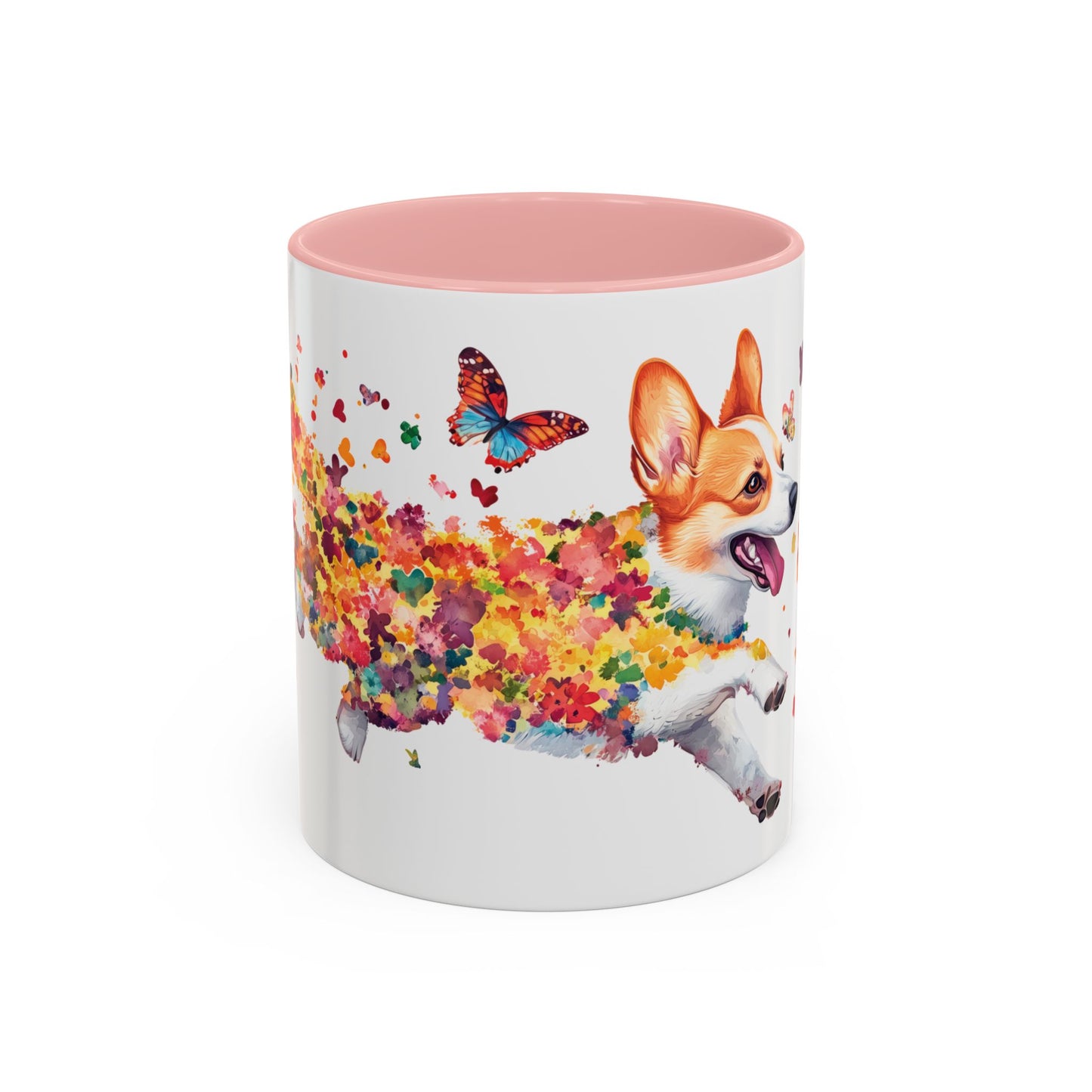 Corgi Personalized Accent Mugs, 11oz