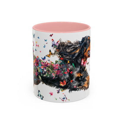 English Cocker Spaniel #3 Personalized Accent Mugs, 11oz