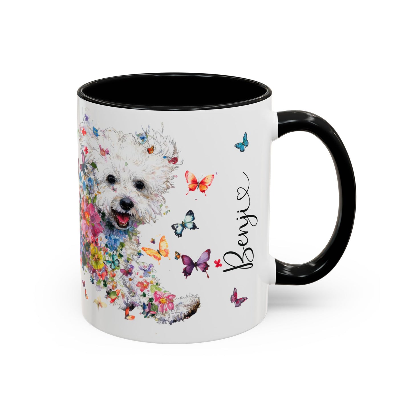 Bichon Frise #1 Personalized colourful Mugs, 11oz