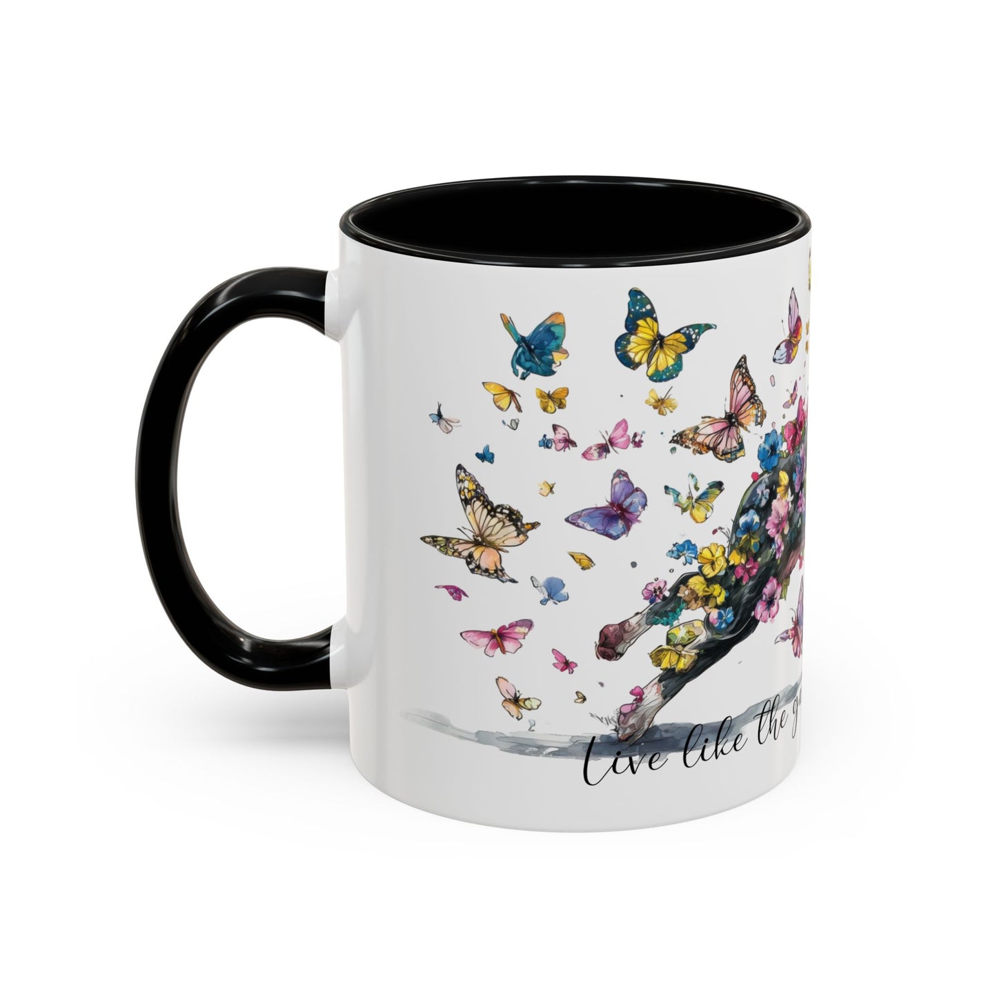Boston Terrier #2 Live like the gate was left open, Accent Mugs, 11oz