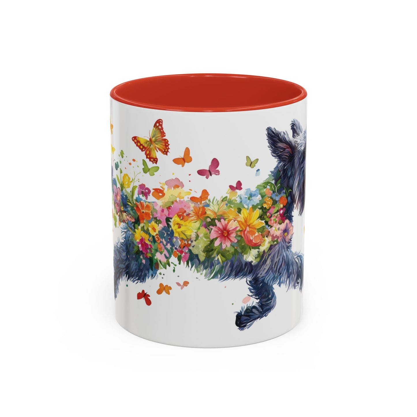 Giant Schnauzer Personalized Accent Mugs, 11oz