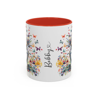 Shih Tzu #2 Personalized Accent Mugs, 11oz