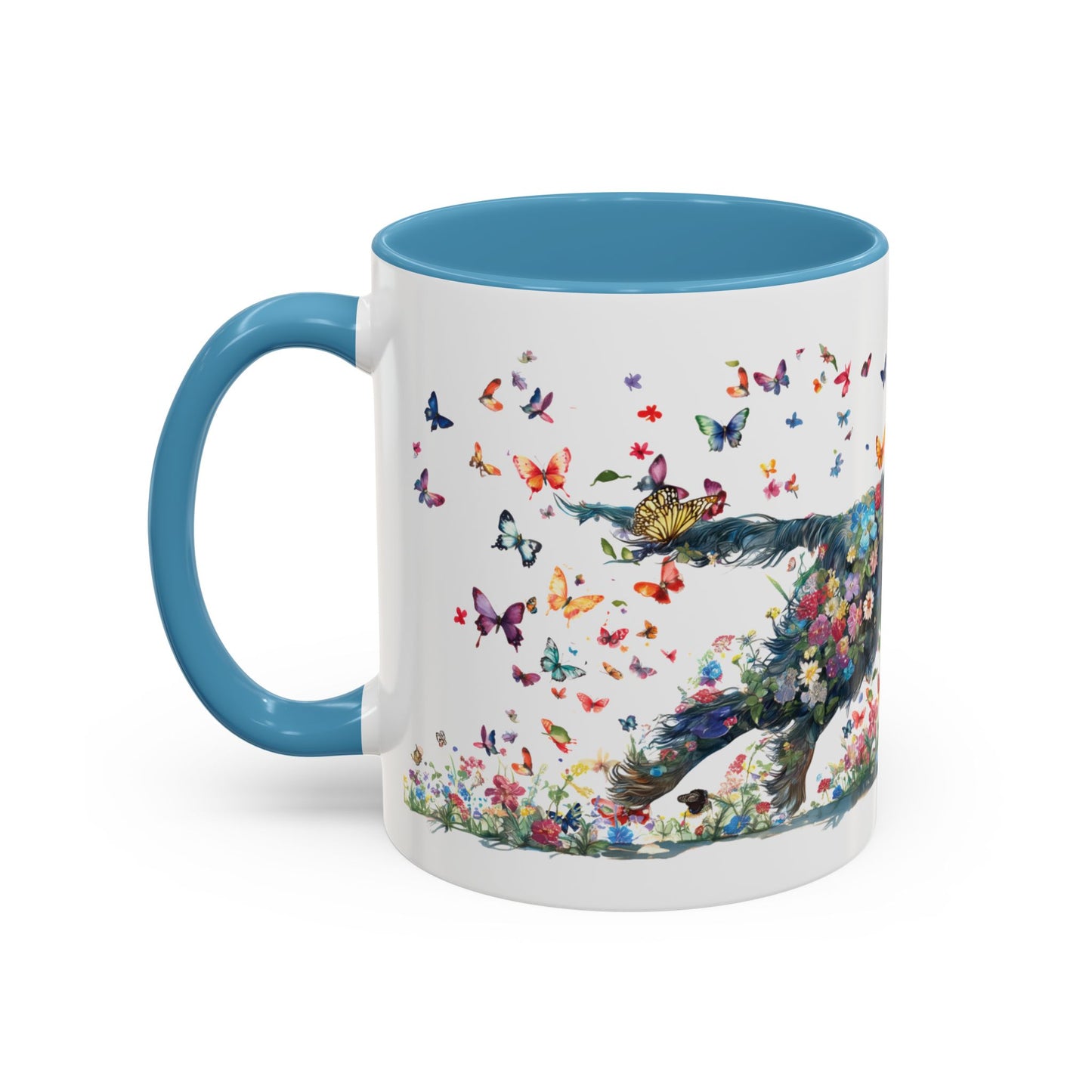 Gordon Setter Personalized Accent Mugs, 11oz