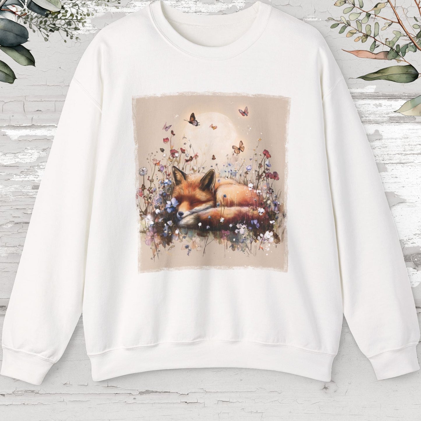 Fox sleeping #5 Unisex Sweat Shirt.