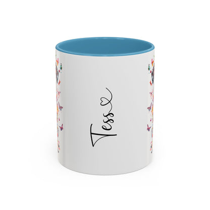 Dalmatian Personalized Colorful Accent Mugs, 11oz