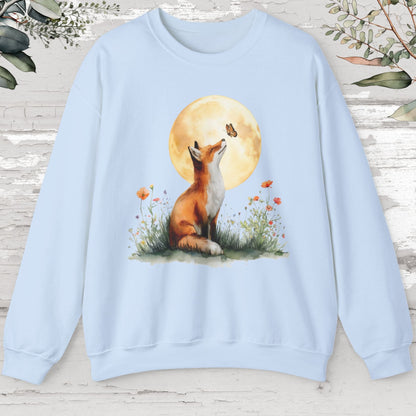 Fox & Butterfly #2 Unisex Sweat Shirt.