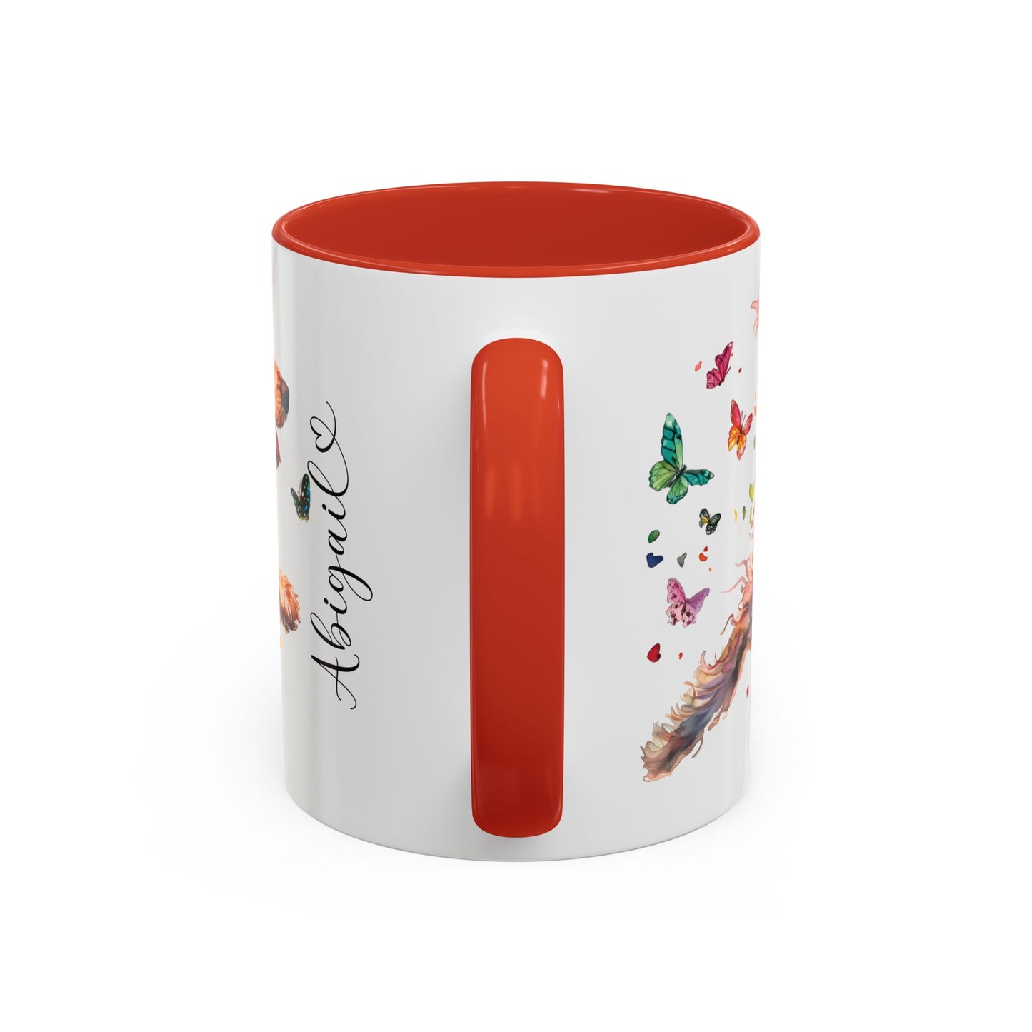 Cocker Spaniel Personalized Accent Mugs, 11oz