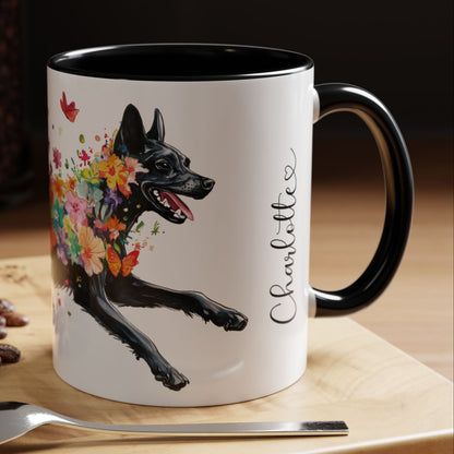 Kelpie Personalized Accent Mugs, 11oz