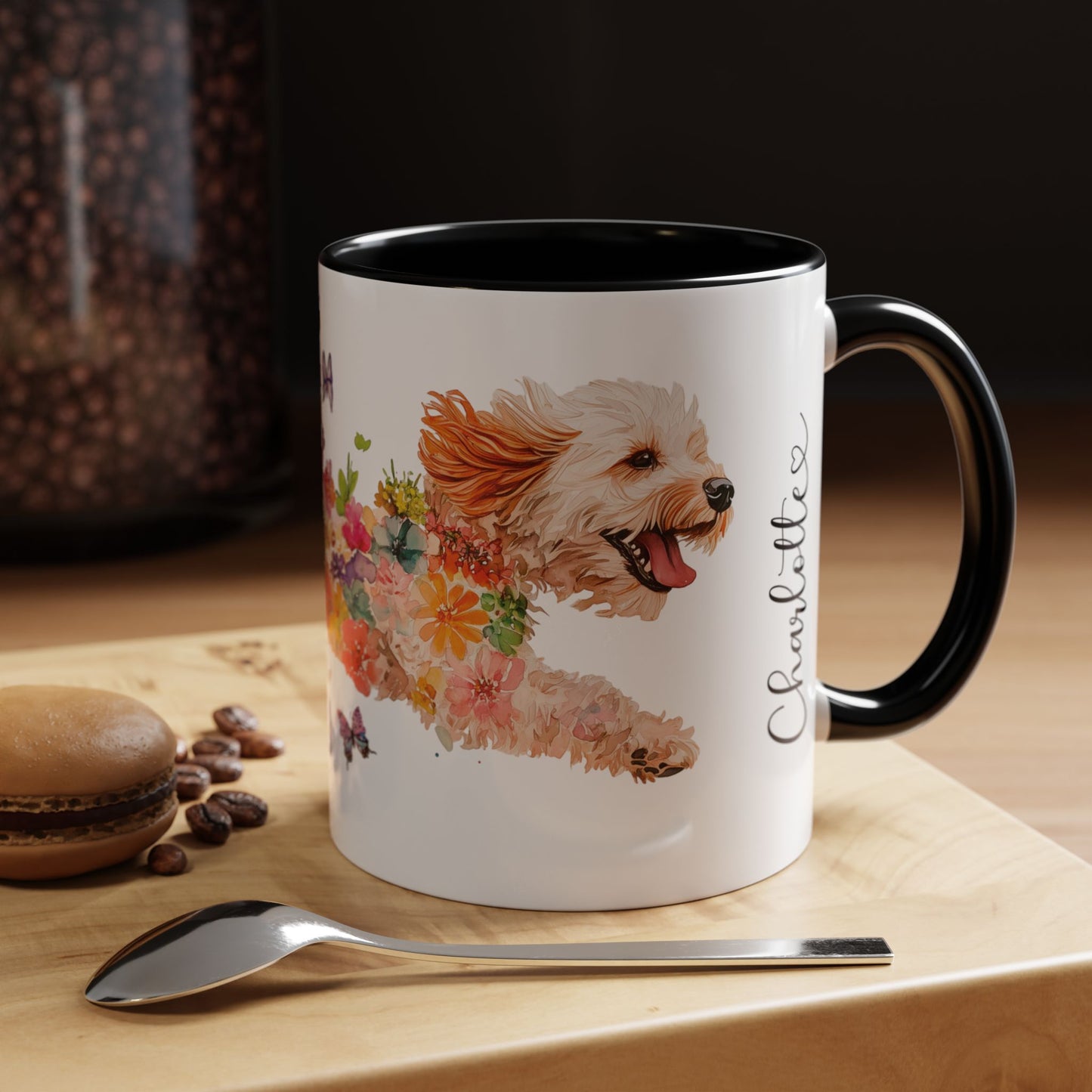 Cockapoo Personalized Accent Mugs, 11oz