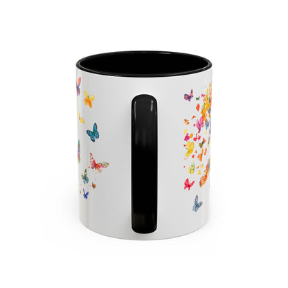 CAVALIER KING CHARLES live like the gate was left open colourful Mugs, 11oz