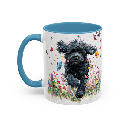Cavoodle/Cavapoo/Doodle/Cockapoo #2 Personalized Accent Mugs, 11oz