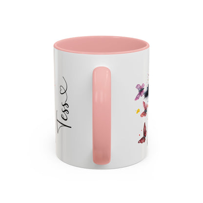 Black Shepherd Personalized Accent Mugs, 11oz