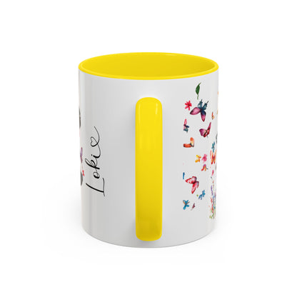 Giant Schnauzer Personalized Accent Mugs, 11oz