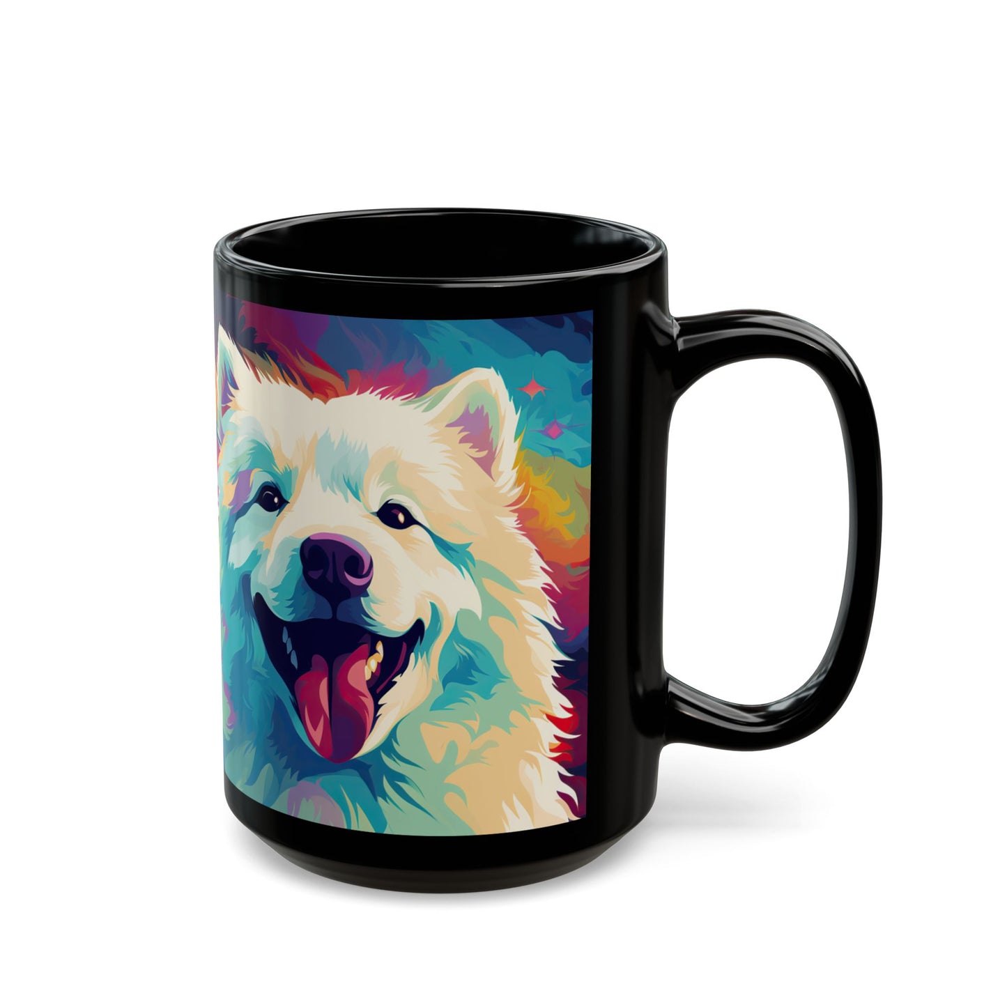 Samoyed Black Mugs (11oz, 15oz)