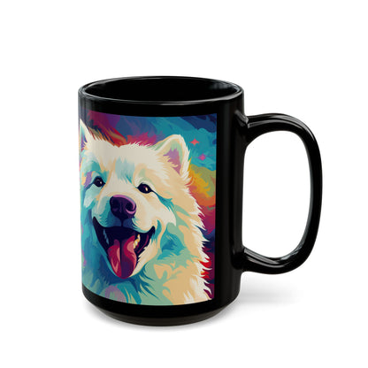 Samoyed Black Mugs (11oz, 15oz)
