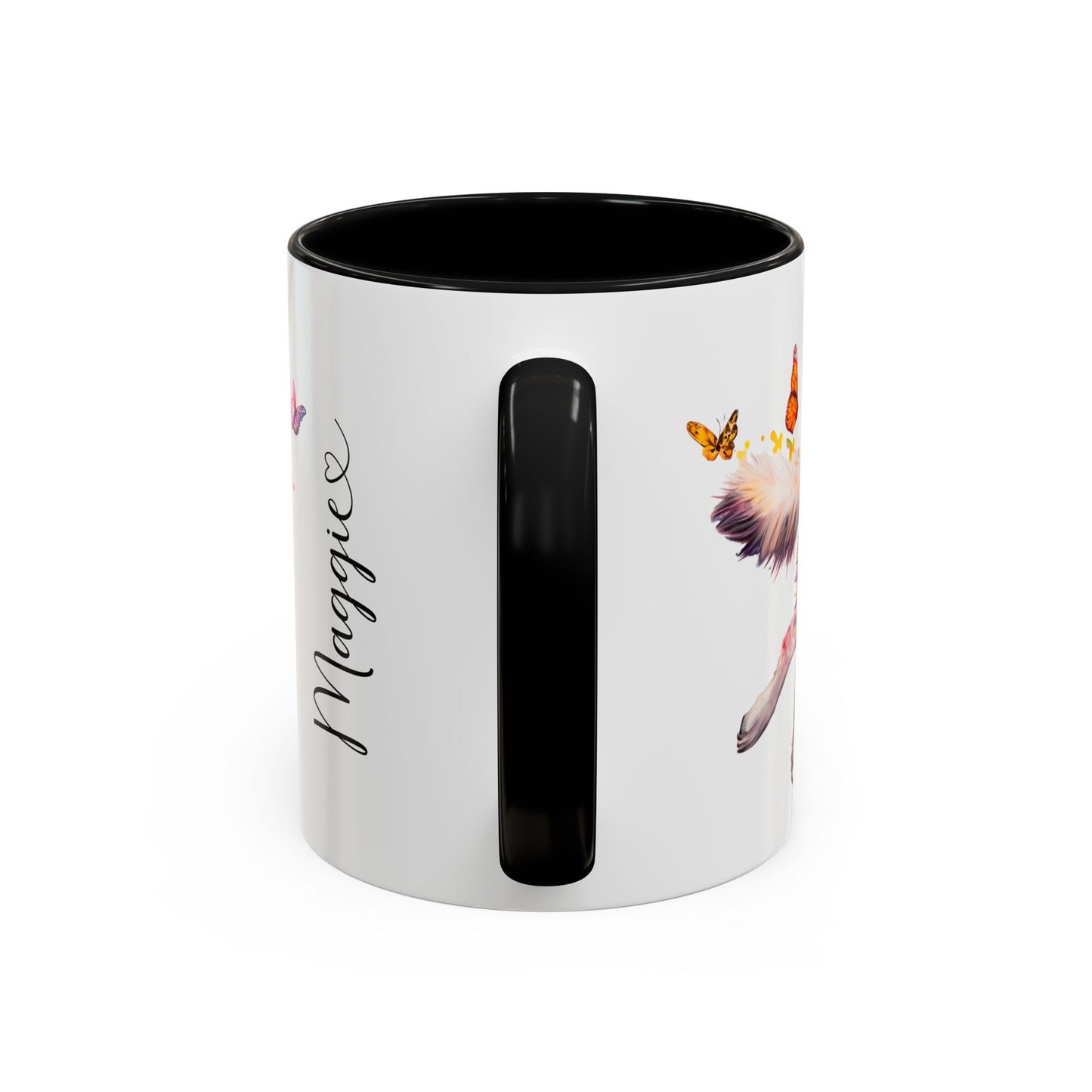 Malamute Personalized Colorful Accent Mugs, 11oz