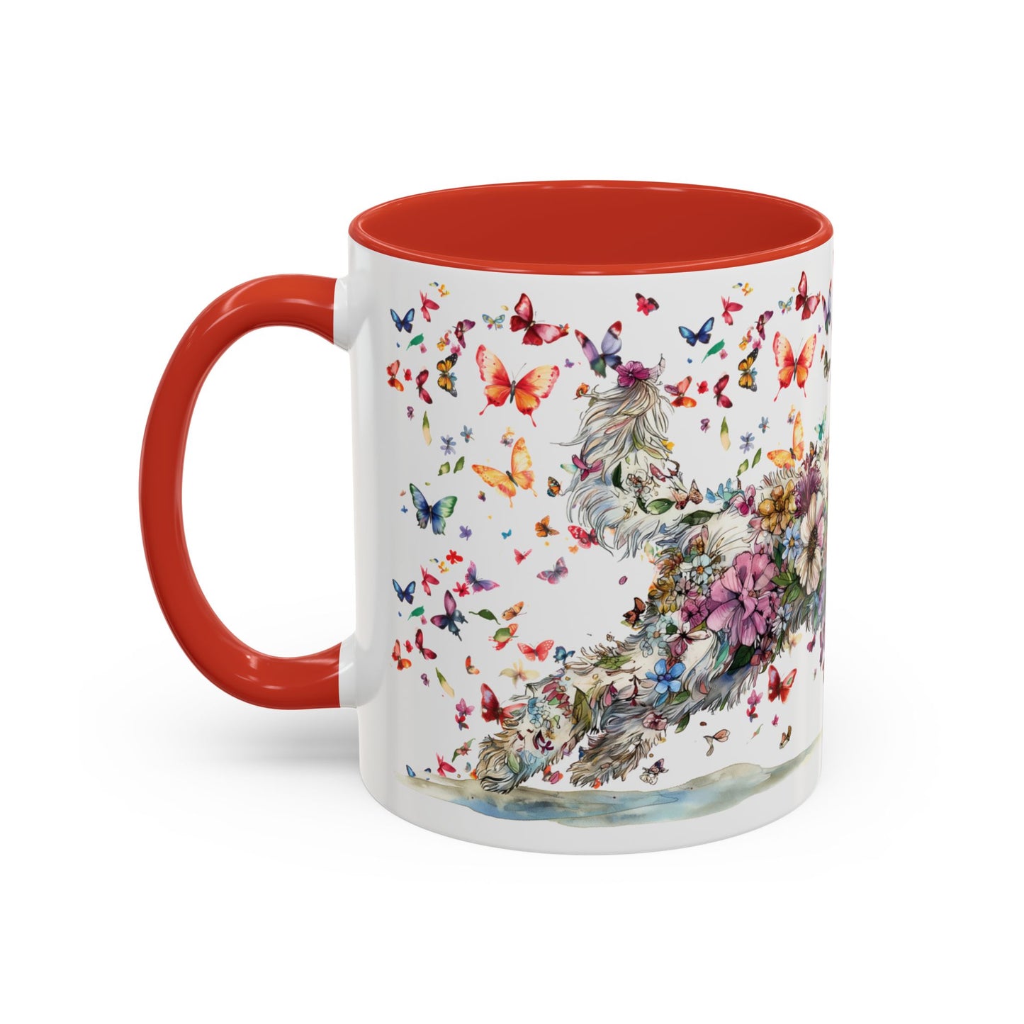 Labradoodle #2 Personalized Accent Mugs, 11oz