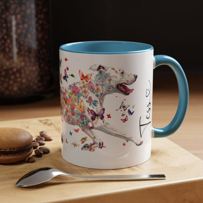 Bull Arab Personalized Colorful Accent Mugs, 11oz