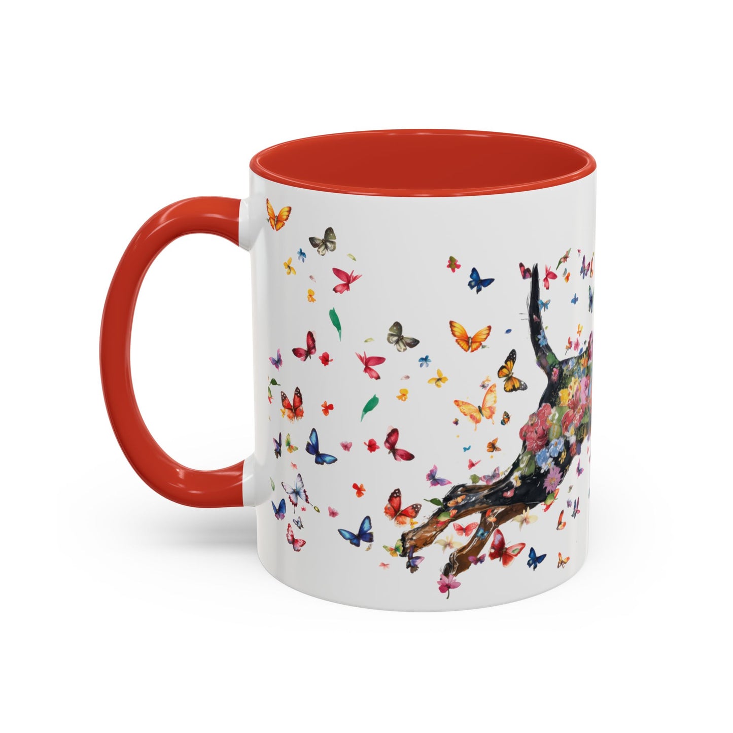 Miniature Pinscher Personalized Accent Mugs, 11oz