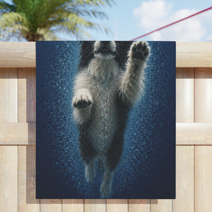 Border Collie #2 PAWS Beach Towel