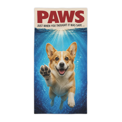 Corgi PAWS Beach Towel
