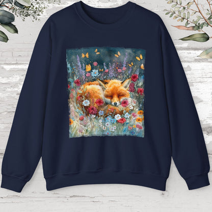 Fox sleeping #3 Unisex Sweat Shirt.